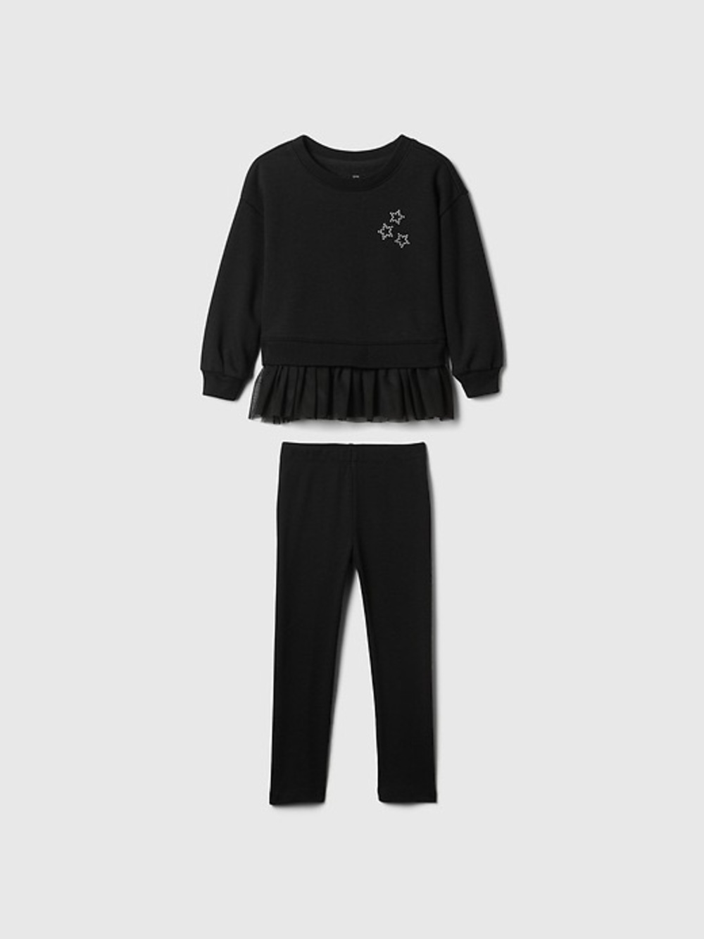 Baby Gap Black Tulle Sweatshirt Set